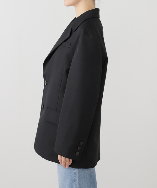 IENA LA BOUCLE（イエナラブークル）の「IENA LA BOUCLE ウールモヘヤ2Bジャケット（テーラードジャケット・レディース・ブラック・FREE）」の11枚目の写真