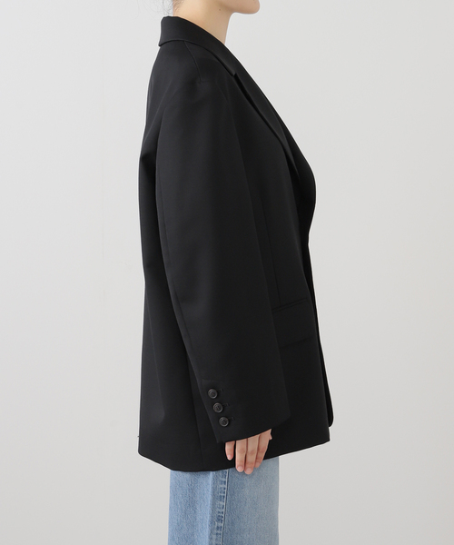 IENA LA BOUCLE（イエナラブークル）の「IENA LA BOUCLE ウールモヘヤ2Bジャケット（テーラードジャケット・レディース・ブラック・FREE）」の13枚目の写真