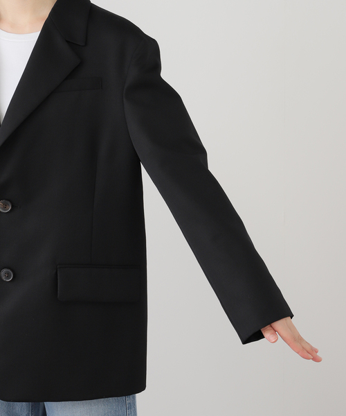IENA LA BOUCLE ウールモヘヤ2Bジャケット（テーラードジャケット