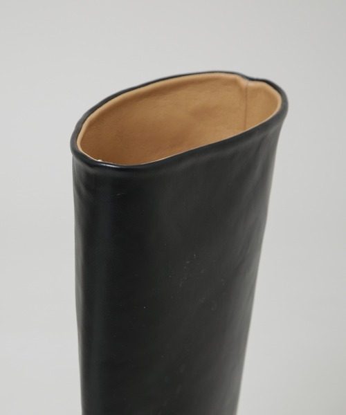 NANO universe（ナノユニバース）の「ワイドシャフトインヒールブーツ（ブーツ・レディース・ブラック・38/37/36）」の8枚目の写真