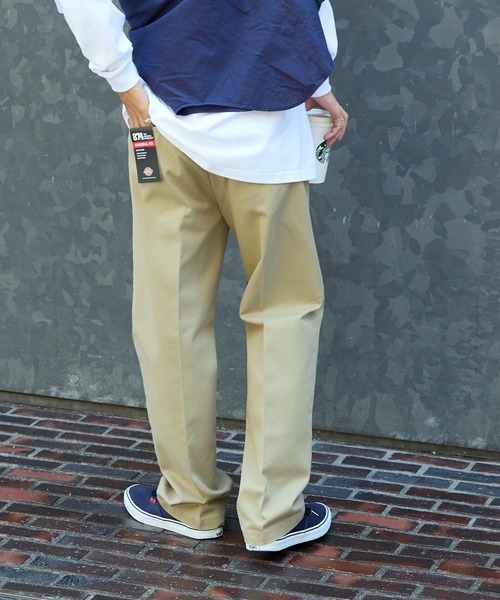 90's Dickies workpants古着ヴィンテージディッキーズ 90年代 USA製 Dickies ディッキーズ 874 チノ ワークパンツ