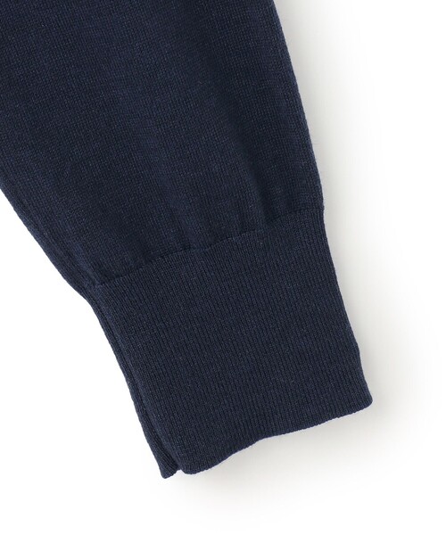 23区（ニジュウサンク）の「【洗える】ウーステッドウール ポロニット（ニット/セーター・レディース・ライトグレー系/ネイビー系/ブラック系・38/40）」の10枚目の写真