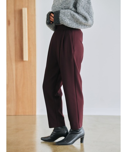セール】ストレッチカットテーパードパンツ 【低身長・小柄女性