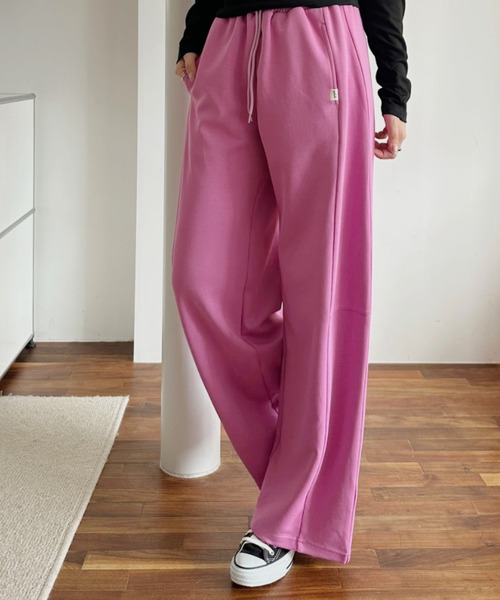 A.D.C.L.(エーディーシーエル)の「バレルシルエット ポンチスウェットパンツ(スウェットパンツ・レディース・ブラック/イエロー/グリーン/ピンク/ベージュ系・L/M)」の8枚目の写真