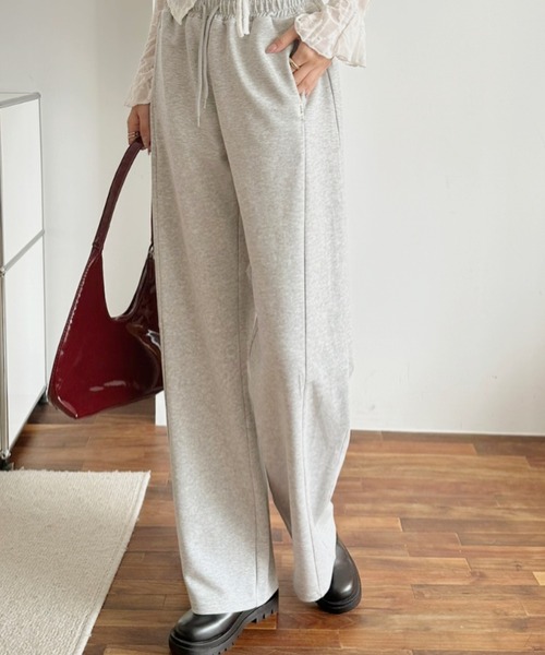 A.D.C.L.(エーディーシーエル)の「バレルシルエット ポンチスウェットパンツ(スウェットパンツ・レディース・ブラック/イエロー/グリーン/ピンク/ベージュ系・L/M)」の18枚目の写真