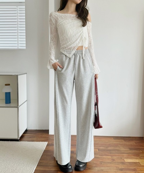 A.D.C.L.(エーディーシーエル)の「バレルシルエット ポンチスウェットパンツ(スウェットパンツ・レディース・ブラック/イエロー/グリーン/ピンク/ベージュ系・L/M)」の19枚目の写真