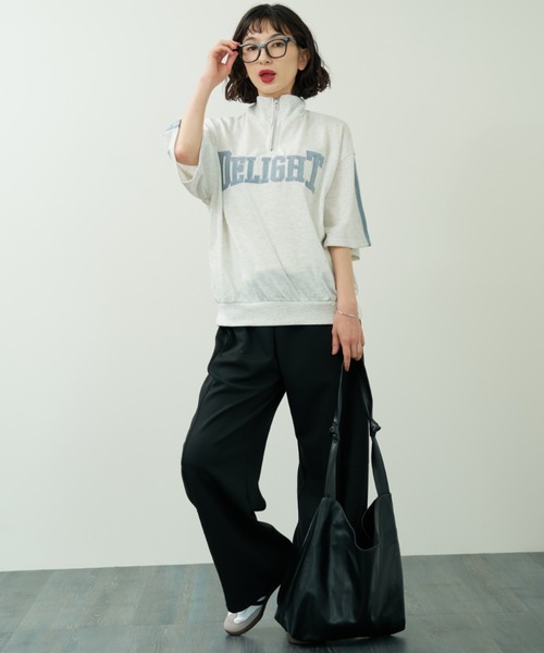 A.D.C.L.(エーディーシーエル)の「バレルシルエット ポンチスウェットパンツ(スウェットパンツ・レディース・ブラック/イエロー/グリーン/ピンク/ベージュ系/ベビーピンク・L/M)」の16枚目の写真
