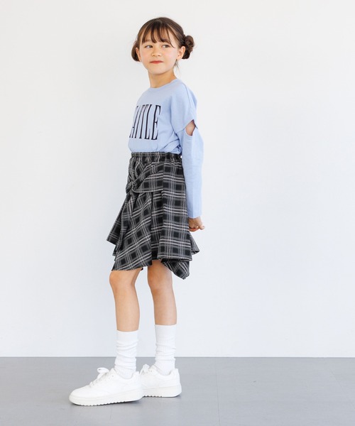 coca(coca)(コカ)の「キッズ チェックシャツ腰巻風スカート(スカート・キッズ・A/B・120/150/130/140)」の11枚目の写真