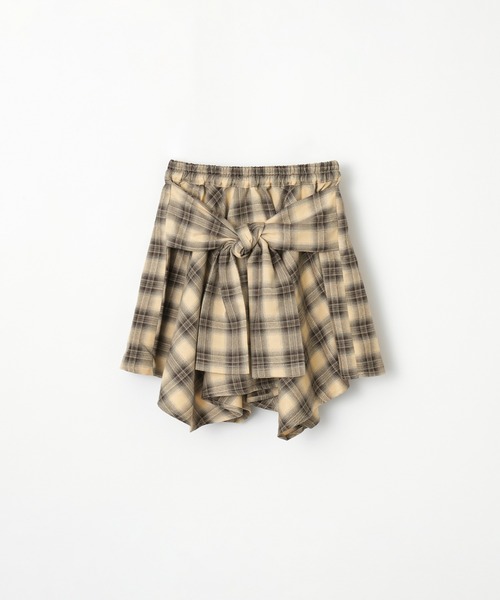 coca(coca)(コカ)の「キッズ チェックシャツ腰巻風スカート(スカート・キッズ・A/B・120/150/130/140)」の19枚目の写真