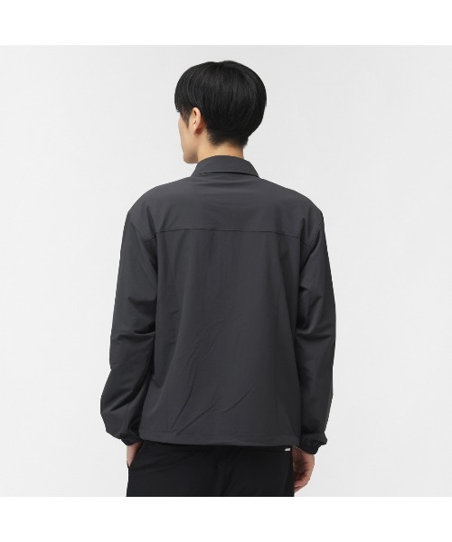 TIGORA（ティゴラ）の「ティゴラ TIGORA 4WAYストレッチジップジャケット（ナイロンジャケット・メンズ・ブラック/チャコールグレー・S/M/L/LL/3L）」の3枚目の写真