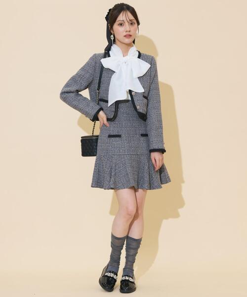 WILLSELECTION（ウィルセレクション）の「ボリュームリボンタイブラウス（シャツ/ブラウス・レディース・ラベンダー/ブラック/オフホワイト・FREE）」の15枚目の写真