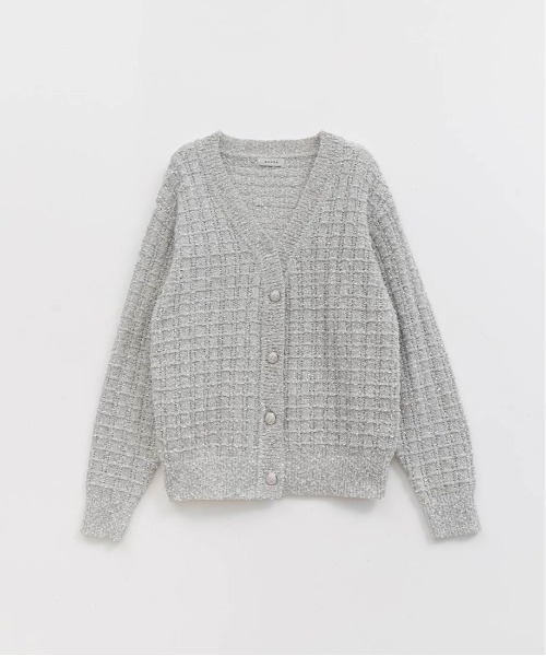 RANDA（ランダ）の「ラメファンシーヤーンニットカーディガン（カーディガン/ボレロ・レディース・ネイビー/ピンク/グレー・FREE）」の17枚目の写真