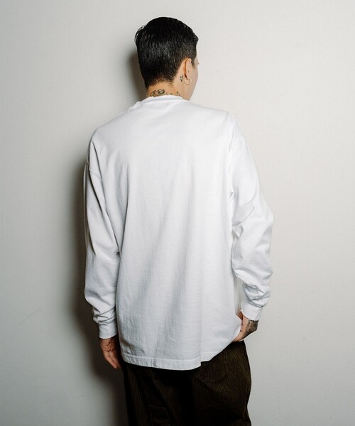 Subciety(サブサエティ)の「Damage logo tee(Tシャツ/カットソー・メンズ・ブラック/ホワイト・MEDIUM/LARGE/X-LARGE/SMALL)」の20枚目の写真