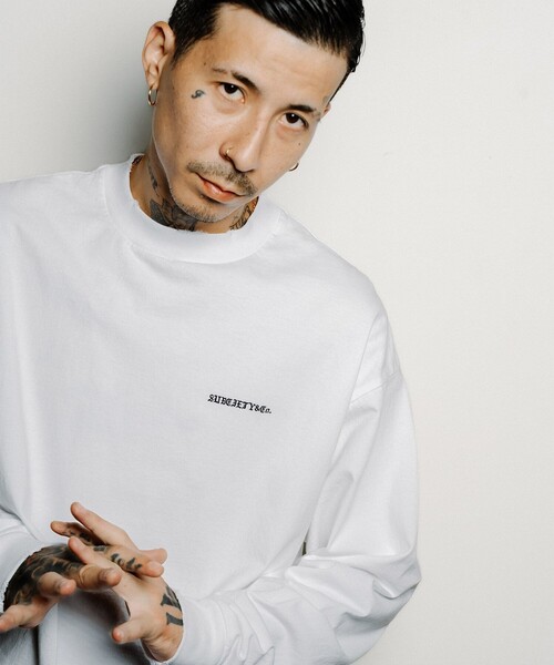 Subciety(サブサエティ)の「Damage logo tee(Tシャツ/カットソー・メンズ・ブラック/ホワイト・MEDIUM/LARGE/X-LARGE/SMALL)」の21枚目の写真