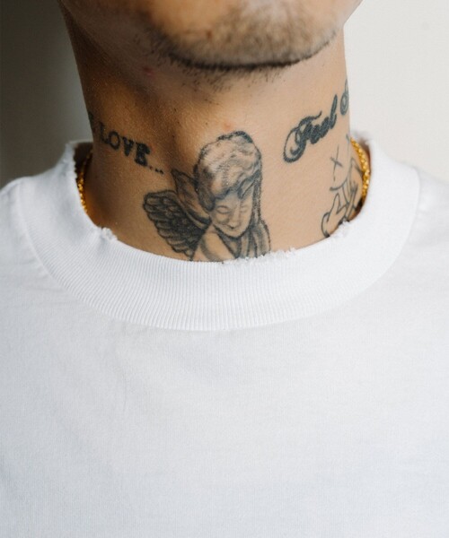 Subciety(サブサエティ)の「Damage logo tee(Tシャツ/カットソー・メンズ・ブラック/ホワイト・MEDIUM/LARGE/X-LARGE/SMALL)」の22枚目の写真