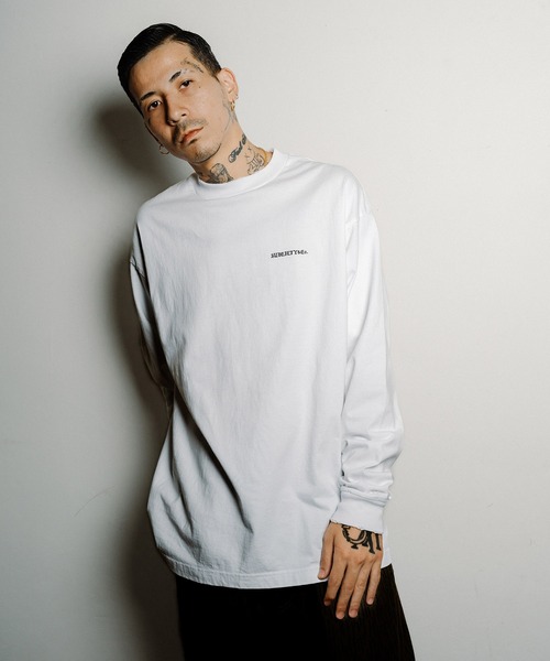 Subciety(サブサエティ)の「Damage logo tee(Tシャツ/カットソー・メンズ・ブラック/ホワイト・MEDIUM/LARGE/X-LARGE/SMALL)」の6枚目の写真