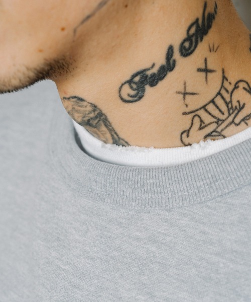 Subciety(サブサエティ)の「Damage logo tee(Tシャツ/カットソー・メンズ・ブラック/ホワイト・MEDIUM/LARGE/X-LARGE/SMALL)」の12枚目の写真