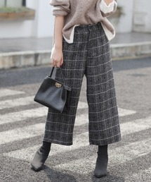 ONEP STAR（ワンピスター）の「ウエストギャザー入りワイドパンツ(2タイプウェスト仕様)（その他パンツ）」