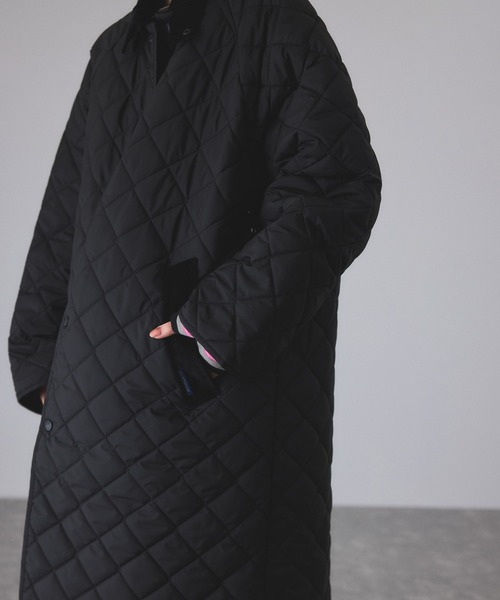 LAVENHAM（ラベンハム）の「【LAVENHAM for ADAM ET ROPE'】別注 CHANTRY（ナイロンジャケット・レディース・オフホワイト/ブラック・M/S）」の22枚目の写真