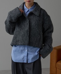 r.（アールドット）の「シャギーショートジャケット（ブルゾン）」