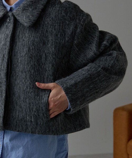 セール】シャギーショートジャケット（ブルゾン）｜r.（アールドット