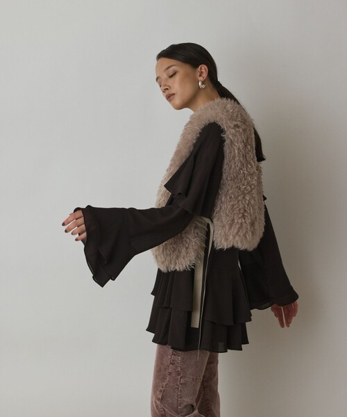 ショ－トファ－ジレ（その他アウター）｜GRACE CONTINENTAL（グレース