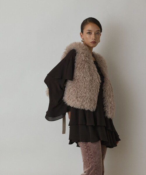 ショ－トファ－ジレ（その他アウター）｜GRACE CONTINENTAL（グレース