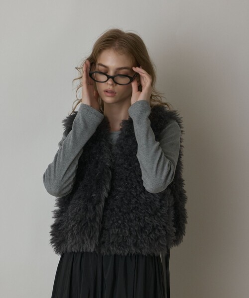 ショ－トファ－ジレ（その他アウター）｜GRACE CONTINENTAL（グレース