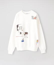 LOVELESS | 【Collage Print Sweatshirt ＂artwork by Shohei Yoshida】WOMEN コラボレーション スウェット(Tシャツ/カットソー)