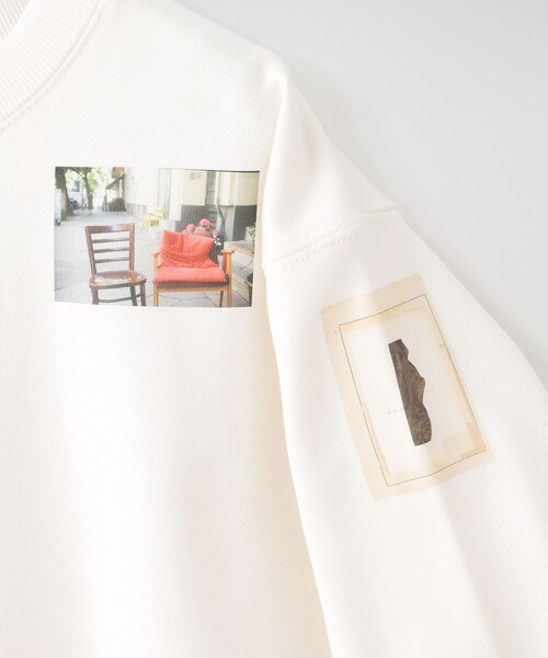 LOVELESS（ラブレス）の「【Collage Print Sweatshirt ＂artwork by Shohei Yoshida】WOMEN コラボレーション スウェット（Tシャツ/カットソー・レディース・オフホワイト・36）」の5枚目の写真