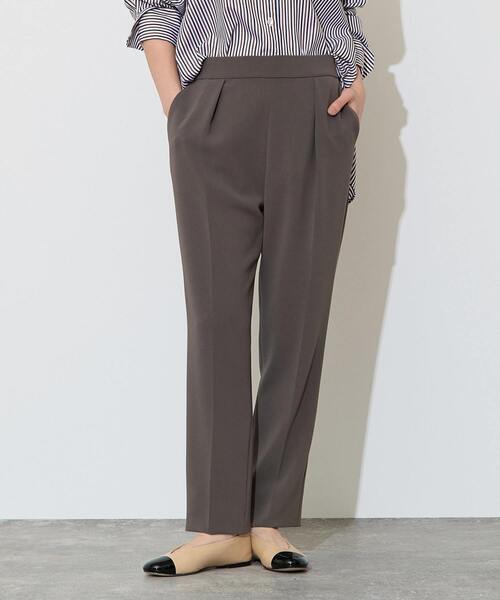 Liesse(リエス)の「【定番】ダブルクロステーパードパンツ(その他パンツ・レディース・ブラック/チャコールグレー・4/2/3)」の1枚目の写真