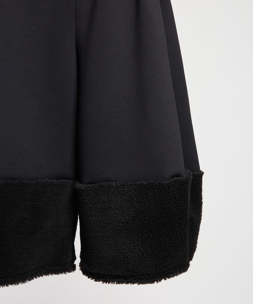 gomme（ゴム）の「ダンボールニット　ヘムチェンジパンツ（その他パンツ・レディース・アイボリー/ブラック/チャコールグレー・MEDIUM）」の19枚目の写真