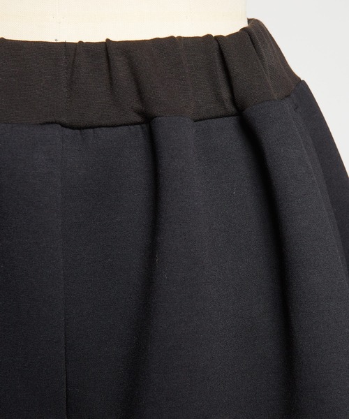 gomme（ゴム）の「ダンボールニット　ヘムチェンジパンツ（その他パンツ・レディース・アイボリー/ブラック/チャコールグレー・MEDIUM）」の20枚目の写真