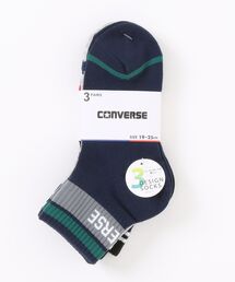 CONVERSE | CONVERS アンクル丈 3色異柄アソート３Pソックス(ソックス/靴下)