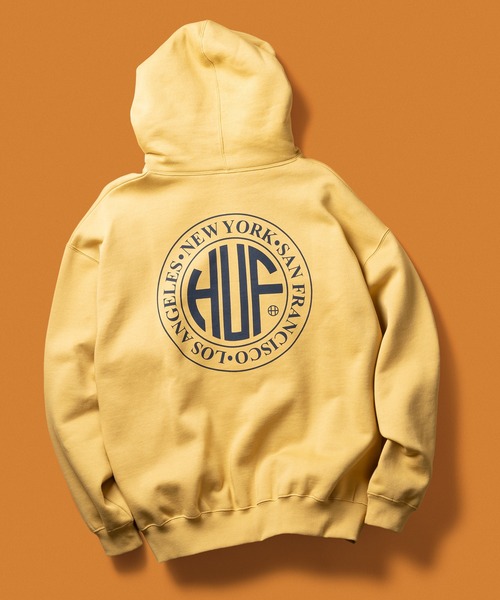 HUF（ハフ）の「REGIONAL HOODIE（パーカー・メンズ・イエロー系その他/ブラック/アッシュグレー・XL/L/M/S/XXL/XS）」の3枚目の写真