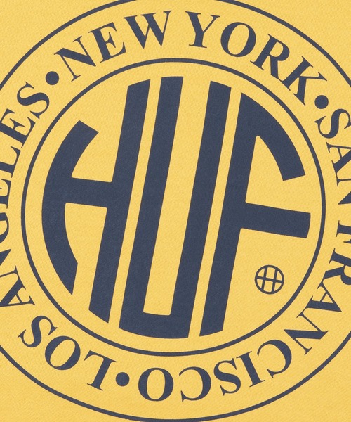 HUF（ハフ）の「REGIONAL HOODIE（パーカー・メンズ・イエロー系その他/ブラック/アッシュグレー・XL/L/M/S/XXL/XS）」の4枚目の写真