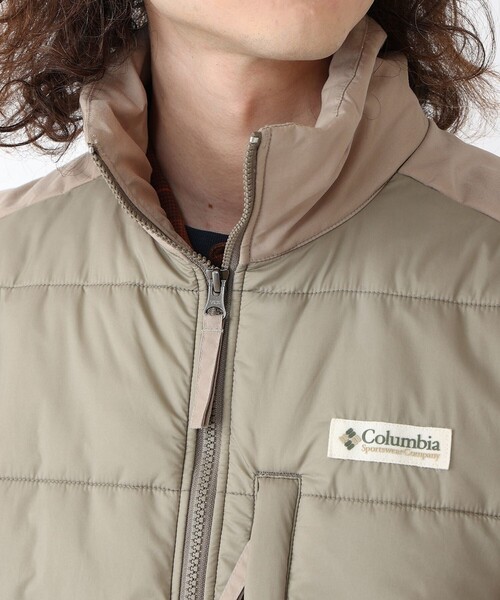 Columbia(コロンビア)の「防寒 Columbia/ダウンドラフト ベスト/コロンビア(ベスト・メンズ・ブラック/グリーン/ベージュ・S/L/XL/M)」の8枚目の写真