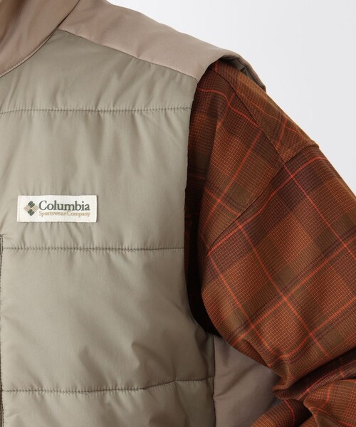 Columbia(コロンビア)の「防寒 Columbia/ダウンドラフト ベスト/コロンビア(ベスト・メンズ・ブラック/グリーン/ベージュ・S/L/XL/M)」の12枚目の写真