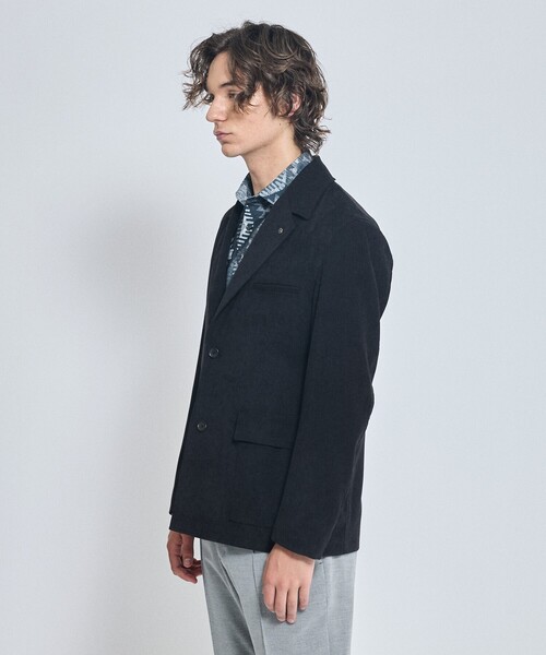 ABAHOUSE(アバハウス)の「綾スウェード ストレッチ ジャケット(テーラードジャケット・メンズ・ブラック/ブラウン・46/48/50)」の4枚目の写真