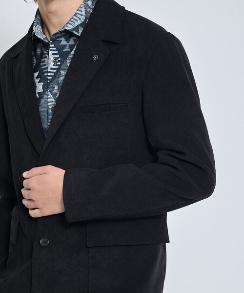 ABAHOUSE(アバハウス)の「綾スウェード ストレッチ ジャケット(テーラードジャケット・メンズ・ブラック/ブラウン・46/48/50)」の7枚目の写真