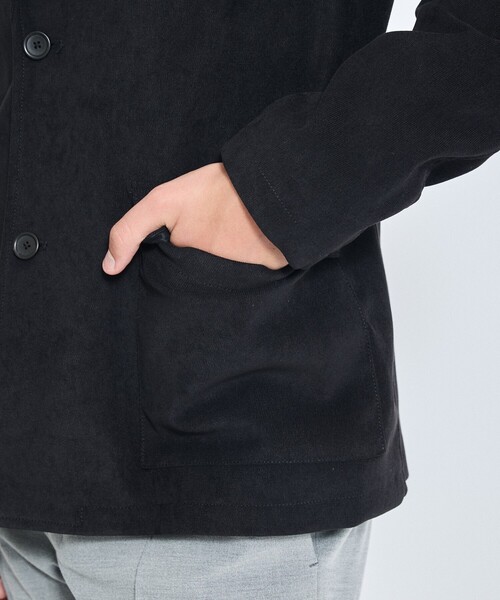 ABAHOUSE(アバハウス)の「綾スウェード ストレッチ ジャケット(テーラードジャケット・メンズ・ブラック/ブラウン・46/48/50)」の10枚目の写真