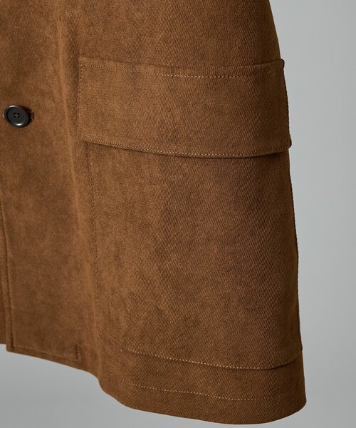 ABAHOUSE(アバハウス)の「綾スウェード ストレッチ ジャケット(テーラードジャケット・メンズ・ブラック/ブラウン・46/48/50)」の16枚目の写真