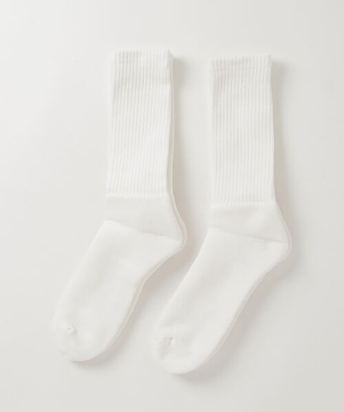 decka Quality socks（デカクオリティソックス）の「decka Quality socks/デカ クォリティソックス/Pile Socks_2pcs（ソックス/靴下・メンズ・ホワイト・2）」の2枚目の写真
