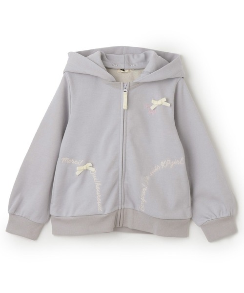 KP(ケーピー)の「ラメ裏毛 パーカ(パーカー・キッズ・アイボリー/ラベンダー・120cm/130cm/140cm/150cm/160cm)」の3枚目の写真