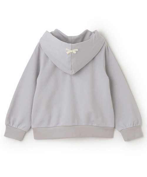 KP(ケーピー)の「ラメ裏毛 パーカ(パーカー・キッズ・アイボリー/ラベンダー・120cm/130cm/140cm/150cm/160cm)」の4枚目の写真