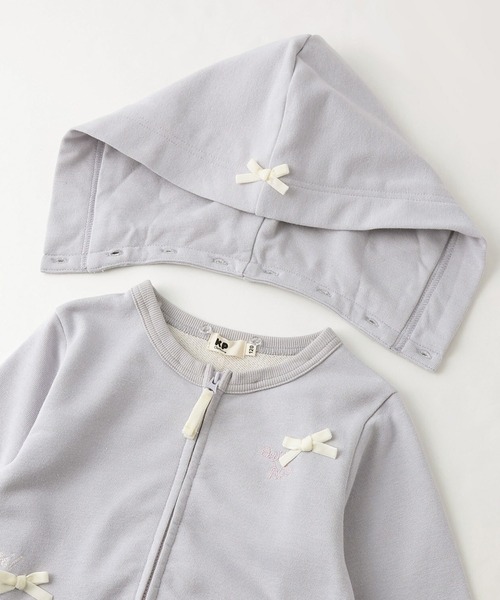 KP(ケーピー)の「ラメ裏毛 パーカ(パーカー・キッズ・アイボリー/ラベンダー・120cm/130cm/140cm/150cm/160cm)」の6枚目の写真