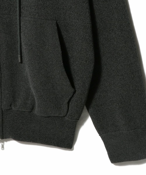 ESTNATION（エストネーション）の「ESTNATION / カシミヤタッチ ジップアップパーカー（パーカー・メンズ・ダークブラウン/オフホワイト/グレー・MEDIUM/X-LARGE/LARGE）」の12枚目の写真