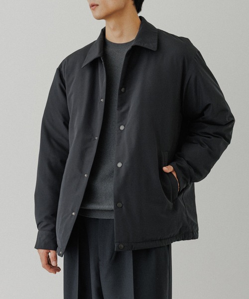 ADAM ET ROPE'（アダムエロペ）の「【ACT】NIKKE ダウン コーチジャケット（ブルゾン・メンズ・ブラック/グレー・L/M）」の8枚目の写真