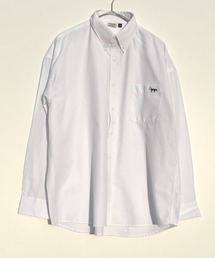 T-MAC OUTING（ティーマック アウティング）の「T-MAC ワンポイント刺繍　オックスフォード長袖シャツ　FOX刺繍　ルーズシルエット（シャツ/ブラウス）」