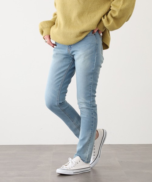 OMNES（オムネス）の「OMNES Another Edition 製品洗い365ツイルスキニーパンツ（その他パンツ・レディース・ブラック/カーキ/ベージュ/ネイビー/チャコール/インディゴブルー/グレー/レンガ・2/1/7）」の7枚目の写真